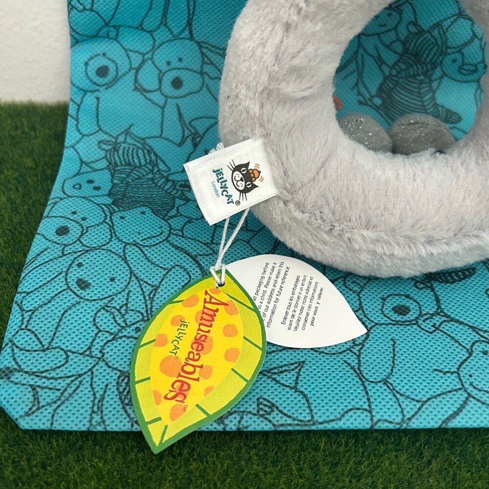 Jellycat Amuseables Flower Bouquet + Diamond Ring Authentic Proposal Gift - Picture 8 of 9